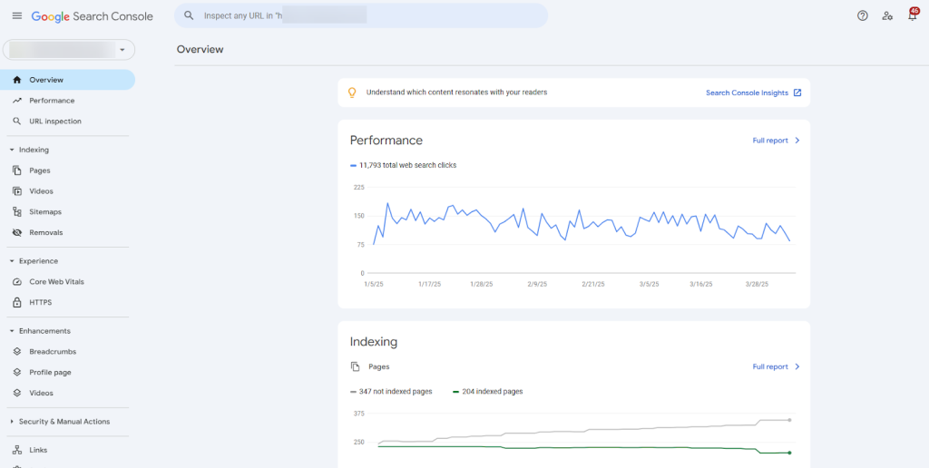 Google Search Console
