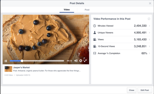 facebook new metric dashboard video