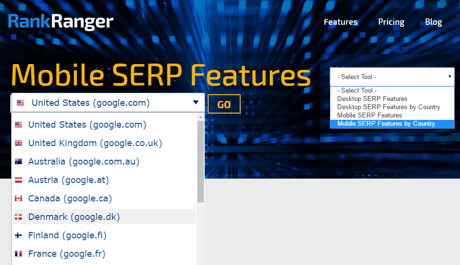 Neues Tool zum Verfolgen von Google Mobile SERP-Funktionen