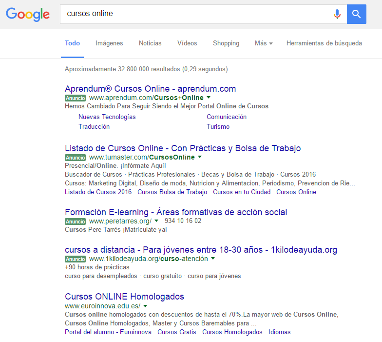 Google Serp News Green Adwords Ad s Go Global