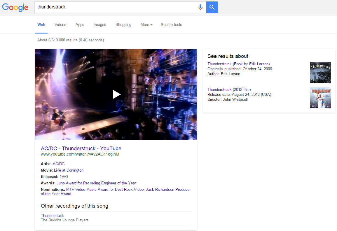 Google’s Song Knowledge Graph | Rank Ranger