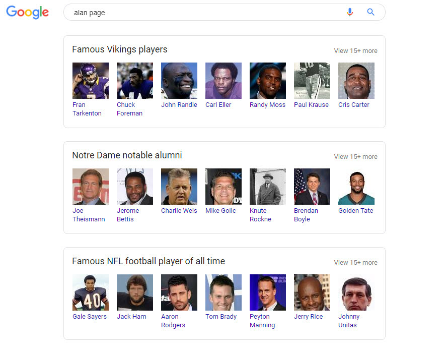 Alan Page Related Search Boxes 