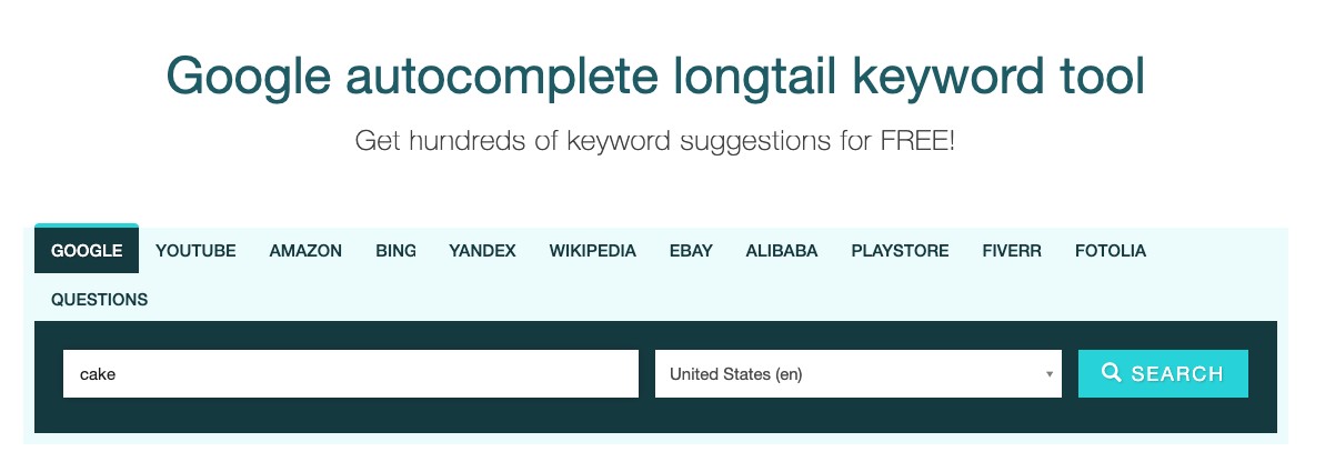 Long-tail Keyword Tool