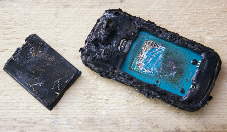 Burned Phone 