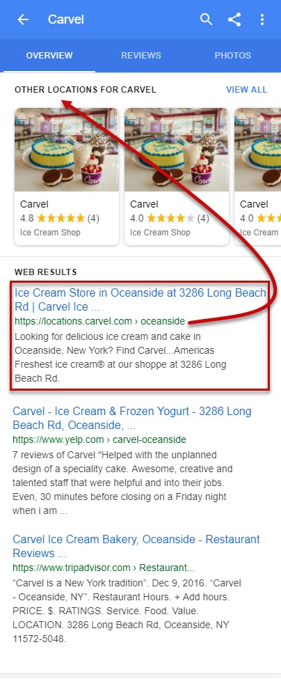 Local Panel Web Results Relevancy 
