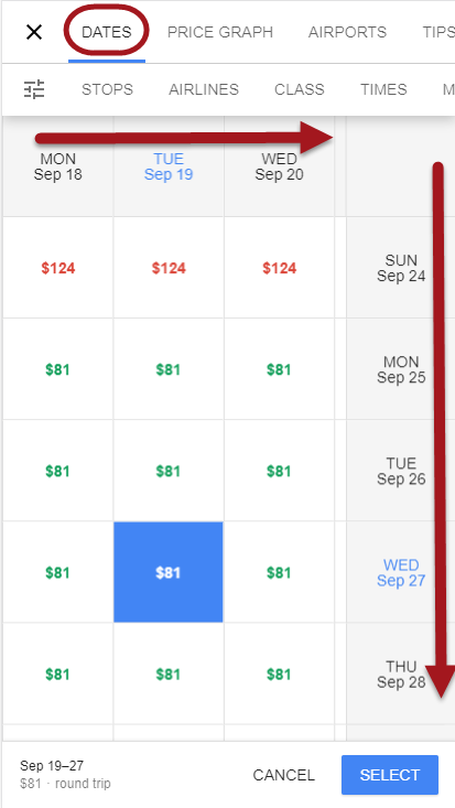 Flight Box Calendar