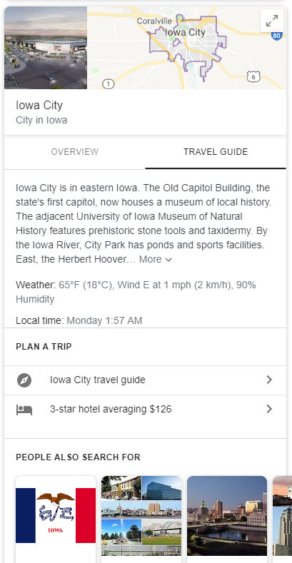 Mobile Google Trip Planner 