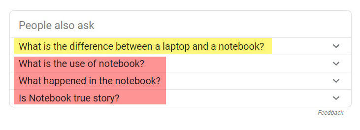 Notebook Related Questions