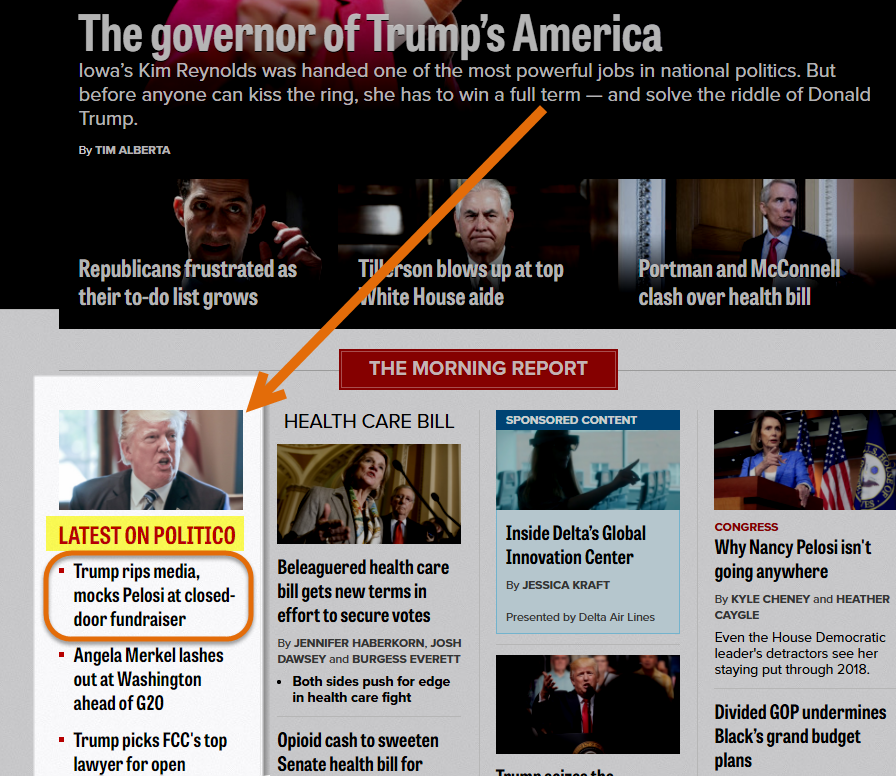 Latest News on Politico 