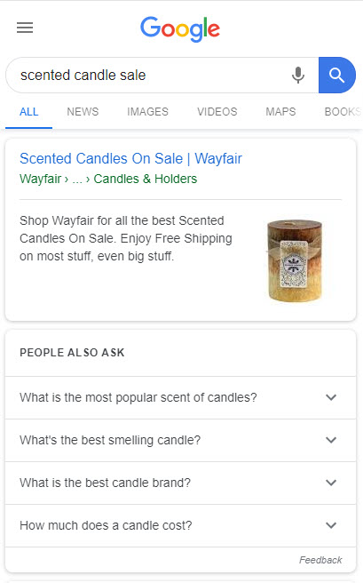 Scented Candle Image Thumbnails 