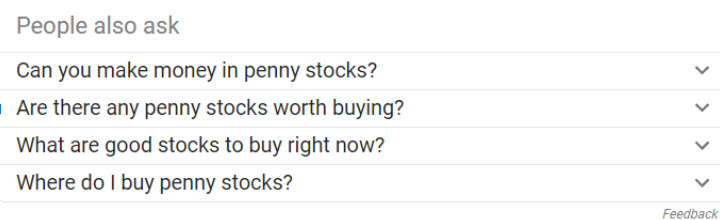 Related Questions on Penny Stocks