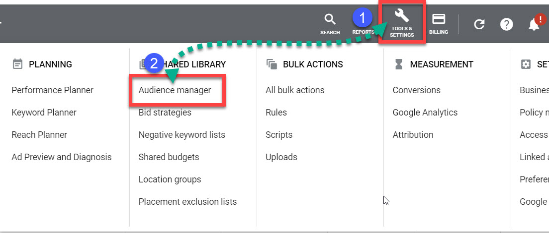 Google Ads Audience Manager