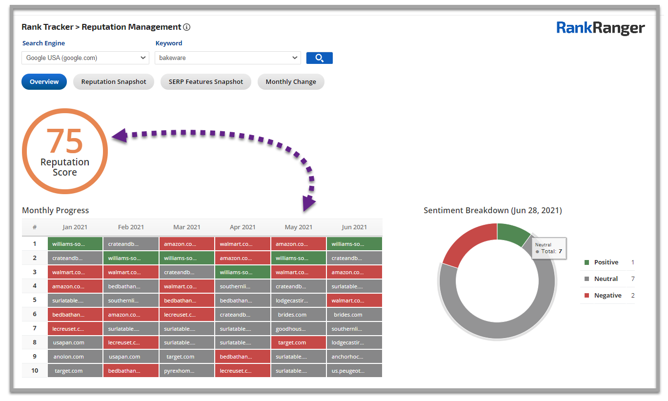 Brand monitoring software