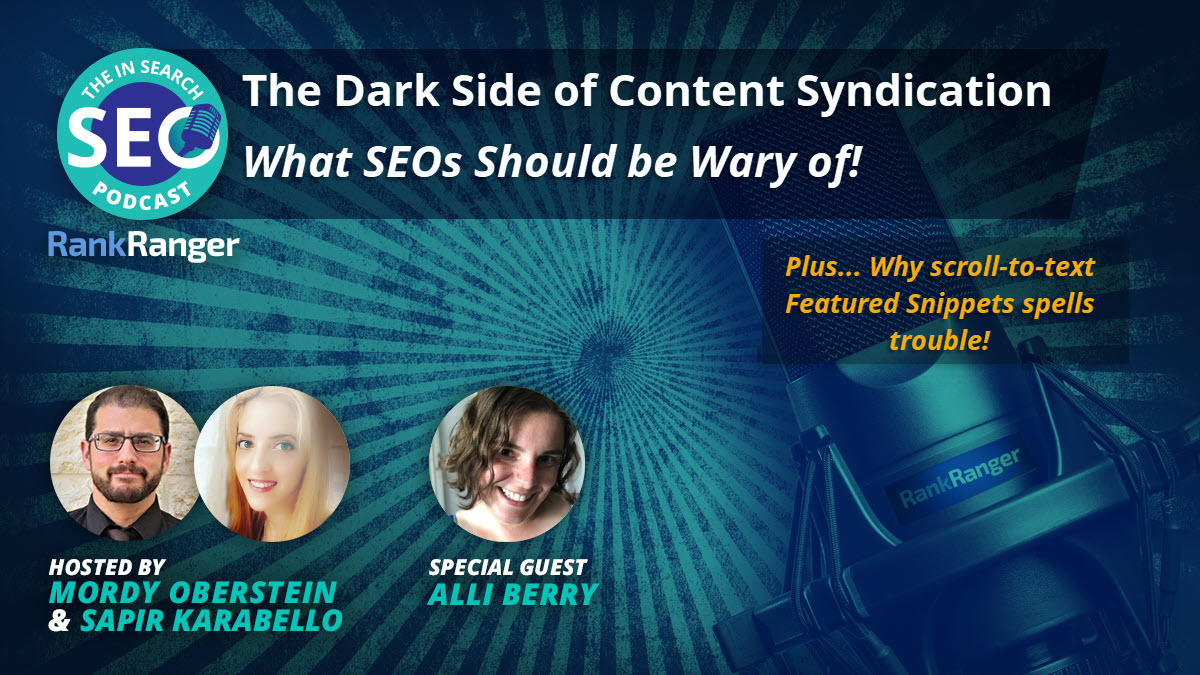 What Content Syndication Means for SEO: In Search SEO Podcast