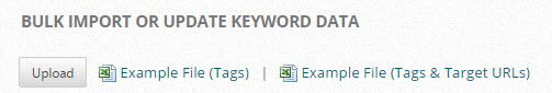 Campaign Keywords Bulk Update Keywords Data