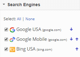Select Search Engines