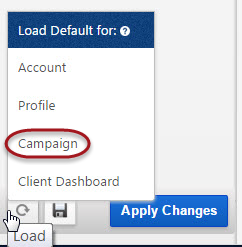 Campaign default settings