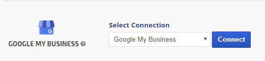 select GMB connection name and click connect