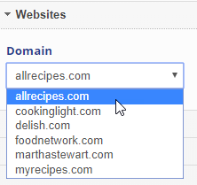 select a domain