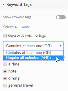 select tags