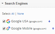 Select Search Engines