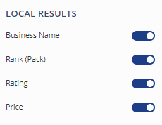 local results settings