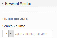 keyword metrics