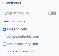 Select Website Domains