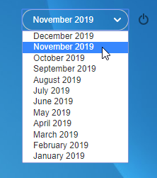 Dashboard fixed date periods