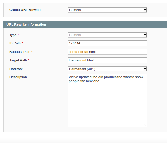 301 Redirects in Magento