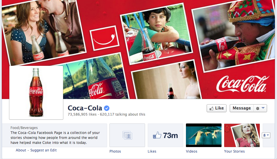 Coke Facebook Example