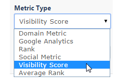 Insight Graph Metric Options