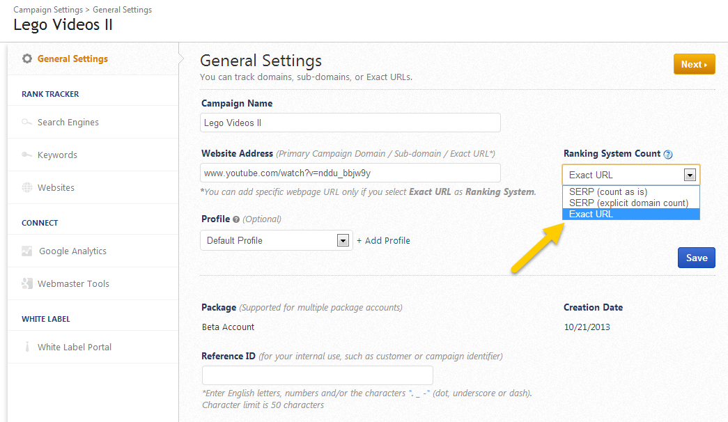 How To Track Exact Website Rankings | Rank Ranger