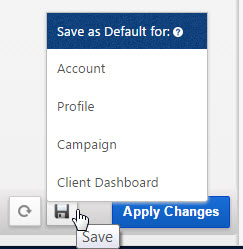 Save Defaults for SEO Widgets