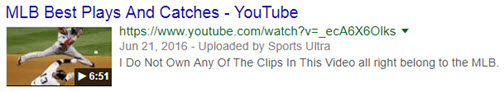 Video Thumbnail (SERP feature)